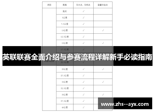 英联联赛全面介绍与参赛流程详解新手必读指南